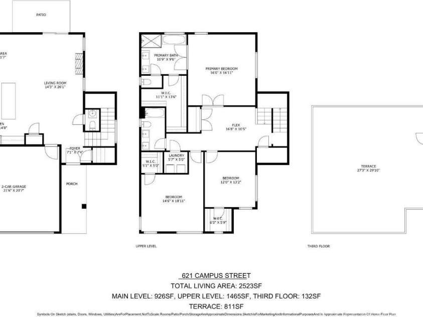 621 Campus Street, Charlotte, NC 28216.  MLS# CAR4413691, YatesRealty ID 44168. 