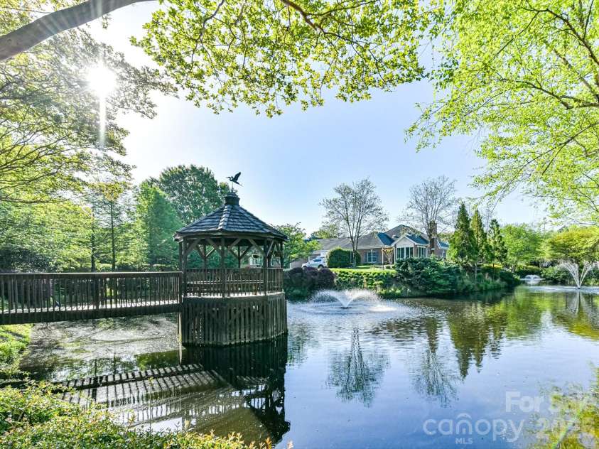 8316 Olde Troon Drive, Charlotte, NC 28277.  MLS# CAR4413453, YatesRealty ID 44176. Pond View