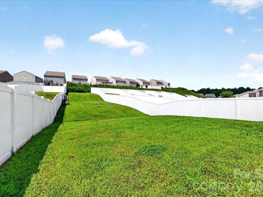 4033 Long Arrow Drive, Concord, NC 28025.  MLS# CAR4412395, YatesRealty ID 44208. Backyard