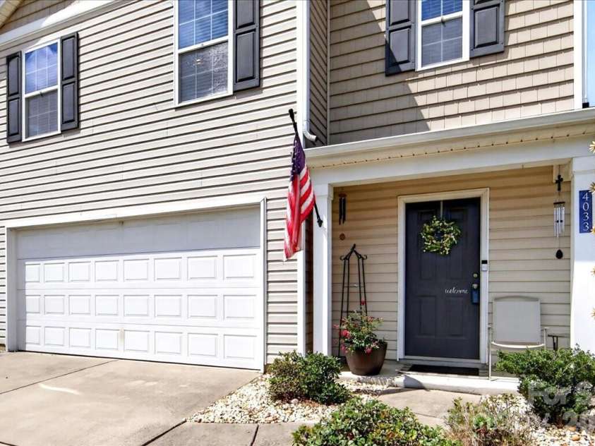 4033 Long Arrow Drive, Concord, NC 28025.  MLS# CAR4412395, YatesRealty ID 44208. Front exterior