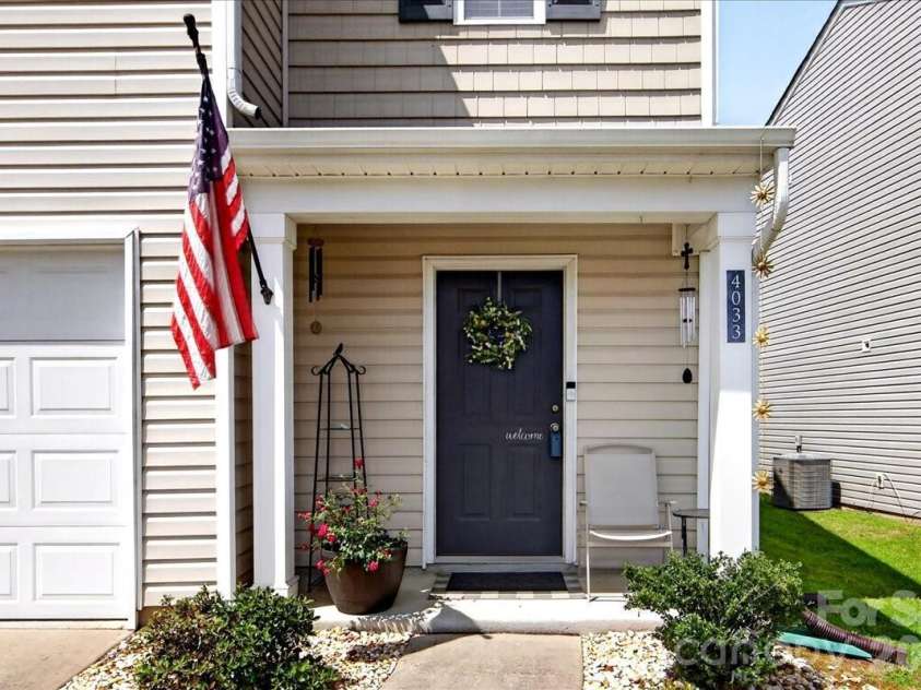 4033 Long Arrow Drive, Concord, NC 28025.  MLS# CAR4412395, YatesRealty ID 44208. Front exterior