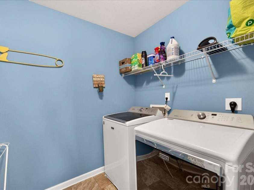 4033 Long Arrow Drive, Concord, NC 28025.  MLS# CAR4412395, YatesRealty ID 44208. Laundry room