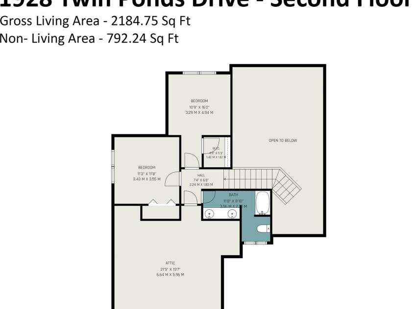 1928 Twin Ponds Drive, Hickory, NC 28602.  MLS# CAR4411717, YatesRealty ID 44222. 