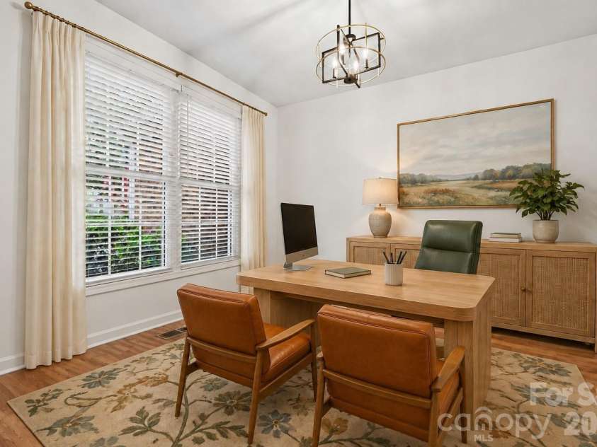1928 Twin Ponds Drive, Hickory, NC 28602.  MLS# CAR4411717, YatesRealty ID 44222. Staged Office