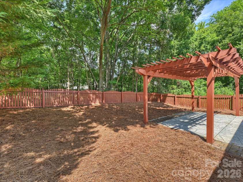 12332 Bobhouse Drive, Charlotte, NC 28277.  MLS# CAR4411039, YatesRealty ID 44228. Back Patio & Yard