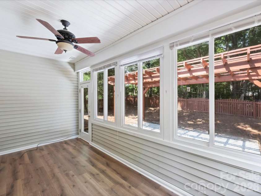 12332 Bobhouse Drive, Charlotte, NC 28277.  MLS# CAR4411039, YatesRealty ID 44228. Sunroom