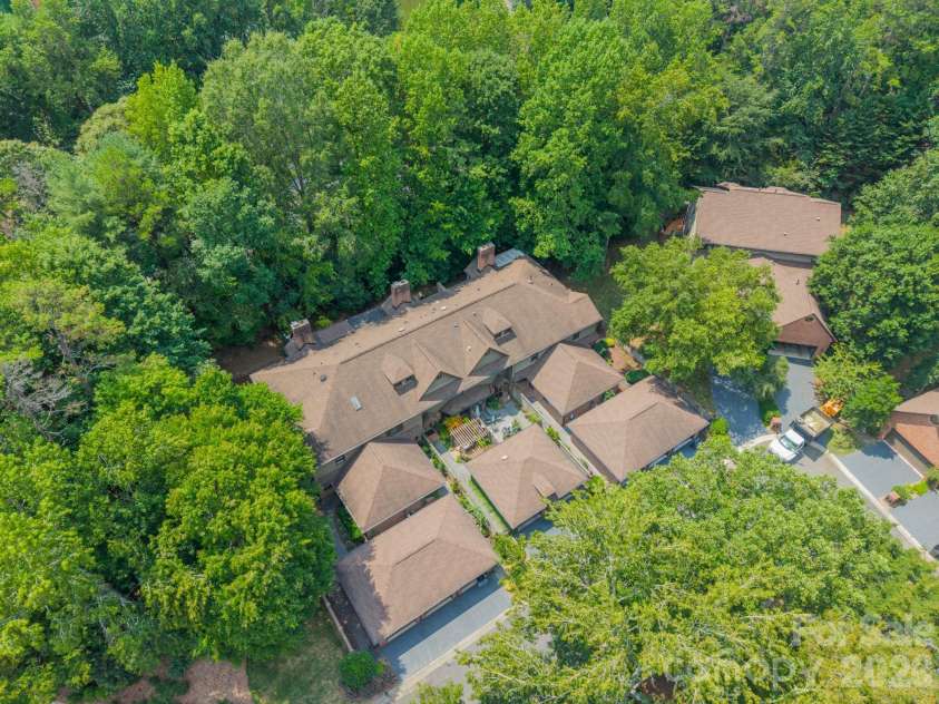 7426 Newmans Lane, Charlotte, NC 28270.  MLS# CAR4410591, YatesRealty ID 44235. Drone shot