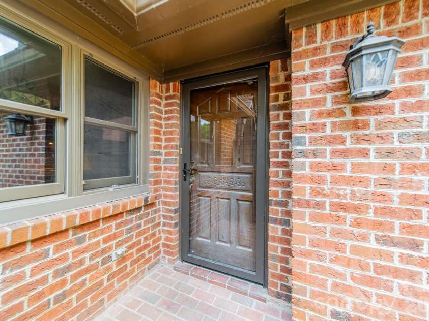 7426 Newmans Lane, Charlotte, NC 28270.  MLS# CAR4410591, YatesRealty ID 44235. Front door
