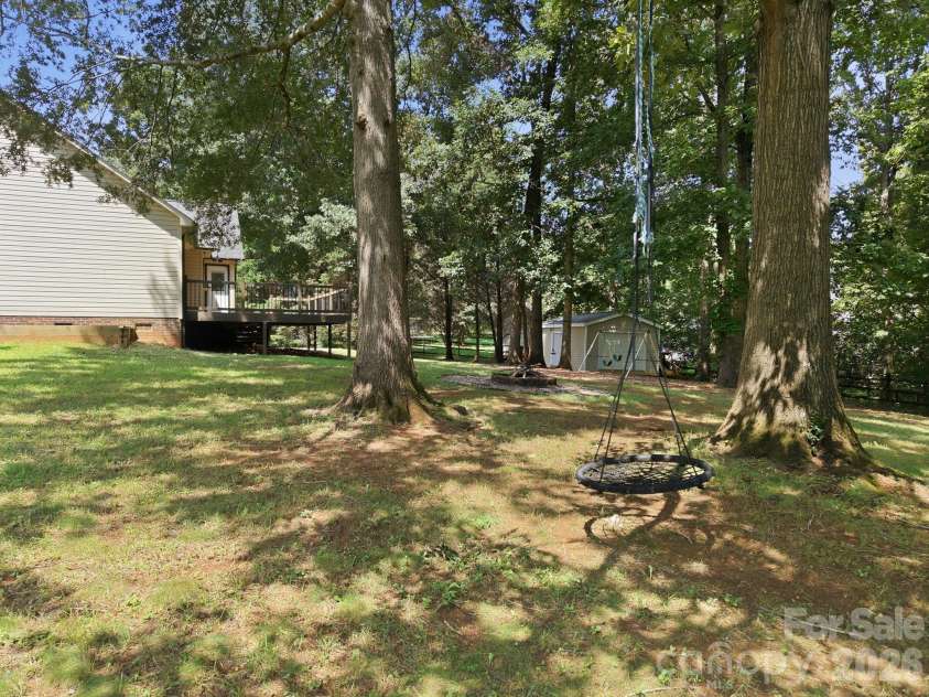 120 Strawberry Lane, Salisbury, NC 28147.  MLS# CAR4410362, YatesRealty ID 44236. Back Yard