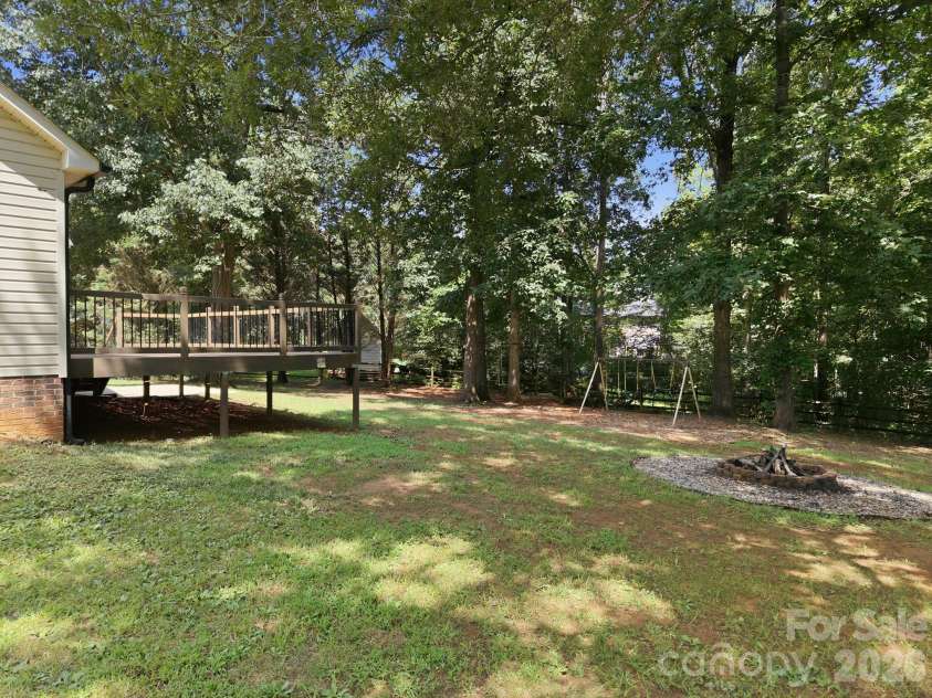 120 Strawberry Lane, Salisbury, NC 28147.  MLS# CAR4410362, YatesRealty ID 44236. Backyard view