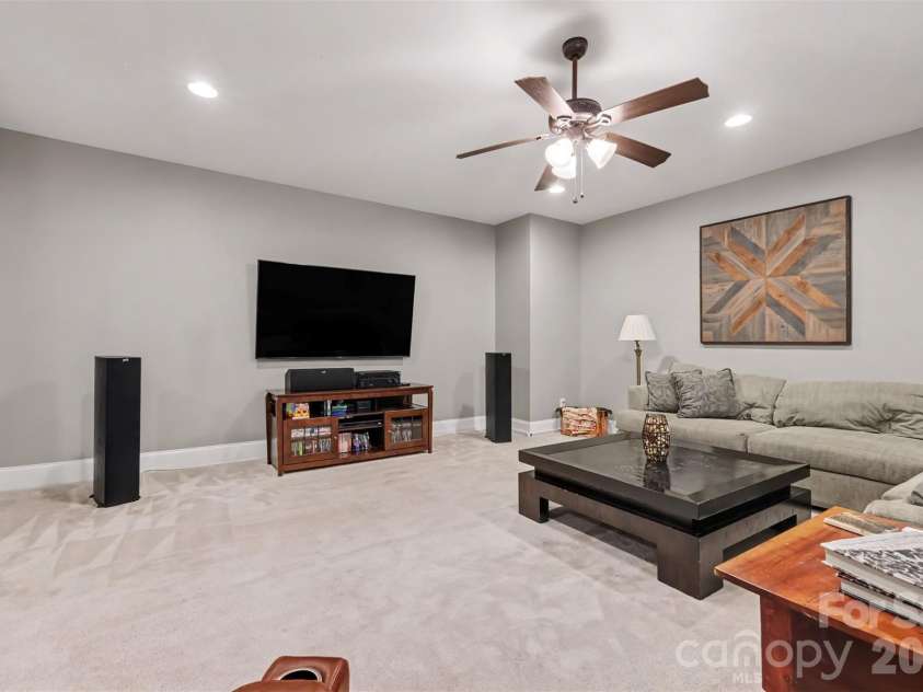 4004 Widgeon Way, Waxhaw, NC 28173.  MLS# CAR4409951, YatesRealty ID 44238. Basement Theater/Rec Room