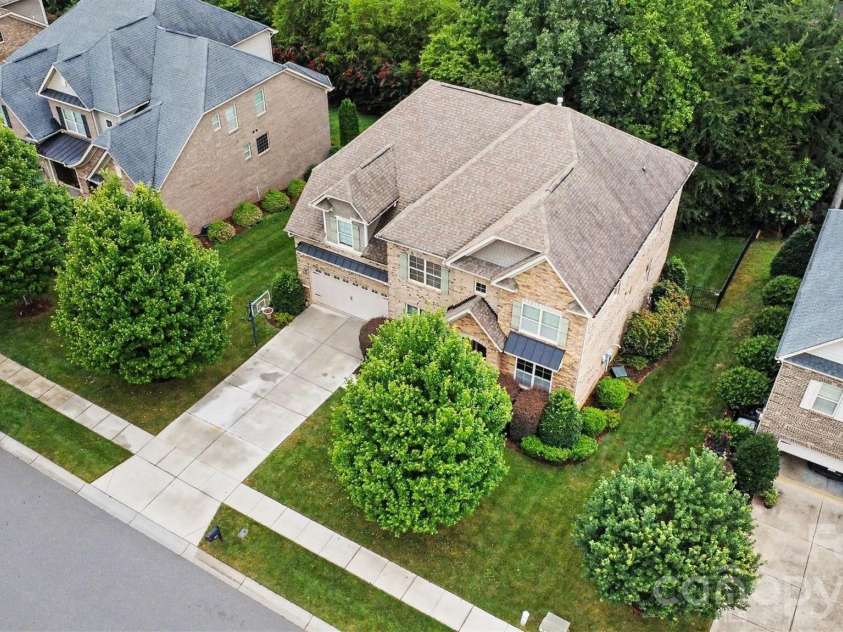 4004 Widgeon Way, Waxhaw, NC 28173.  MLS# CAR4409951, YatesRealty ID 44238. Overhead Aerial View