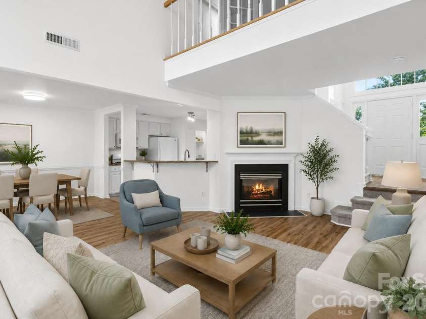 4818 Whistling Oak Court, Charlotte, NC 28269.  MLS# CAR4408304, YatesRealty ID 44245. Virtually Staged
