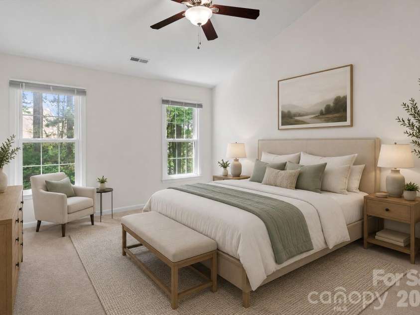 4818 Whistling Oak Court, Charlotte, NC 28269.  MLS# CAR4408304, YatesRealty ID 44245. Virtually Staged