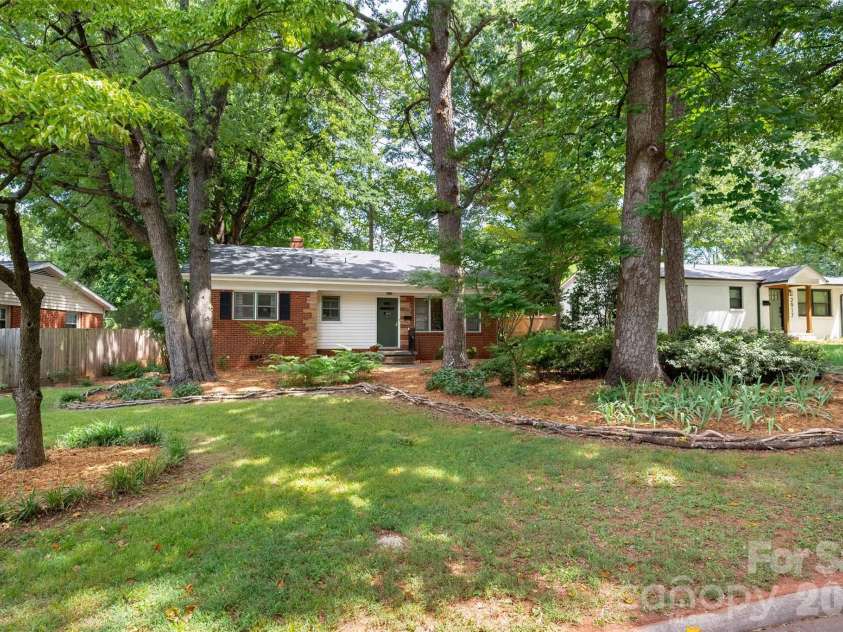 2911 Enfield Road, Charlotte, NC 28205.  MLS# CAR4407774, YatesRealty ID 44249. Beautiful Tree Canopy Covered Front Lawn