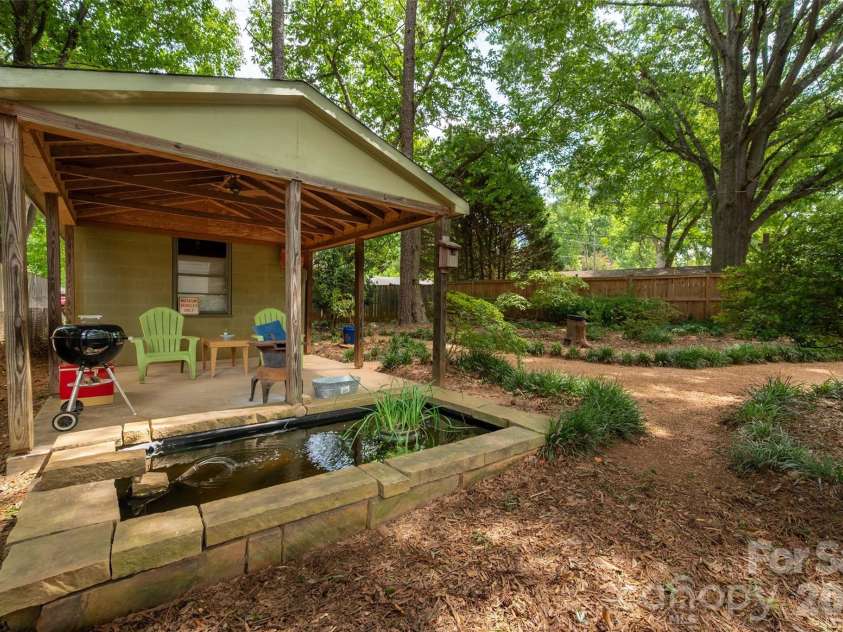 2911 Enfield Road, Charlotte, NC 28205.  MLS# CAR4407774, YatesRealty ID 44249. Private Oasis