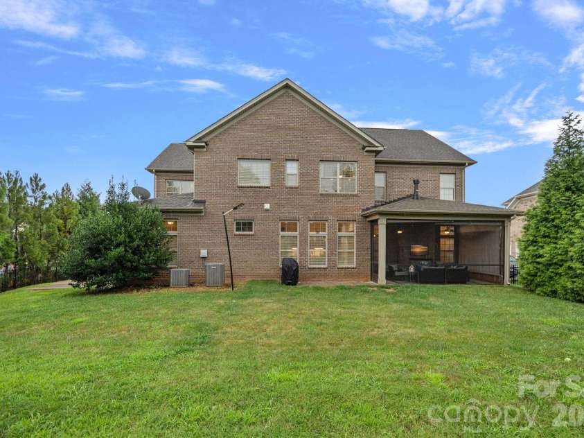 8211 Caesars Head Drive, Waxhaw, NC 28173.  MLS# CAR4408223, YatesRealty ID 44252. View from backyard