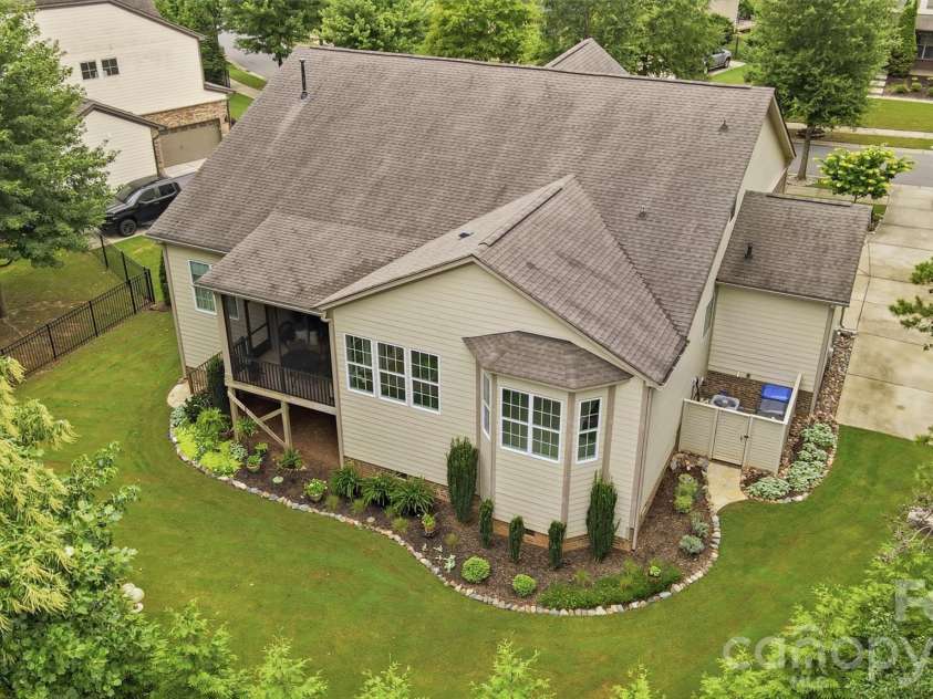 7717 Coalcliff Drive, Huntersville, NC 28078.  MLS# CAR4408239, YatesRealty ID 44254. Aerial