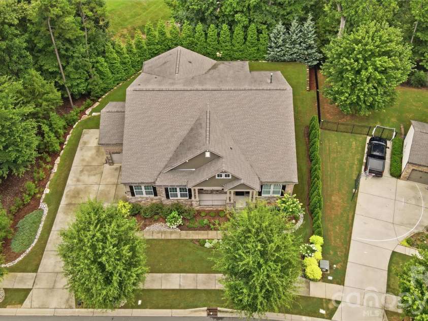7717 Coalcliff Drive, Huntersville, NC 28078.  MLS# CAR4408239, YatesRealty ID 44254. Aerial