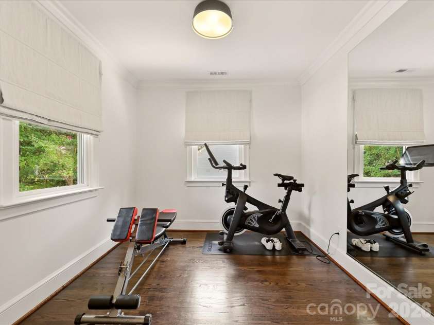 1642 Providence Road, Charlotte, NC 28207.  MLS# CAR4407918, YatesRealty ID 44256. Workout Room