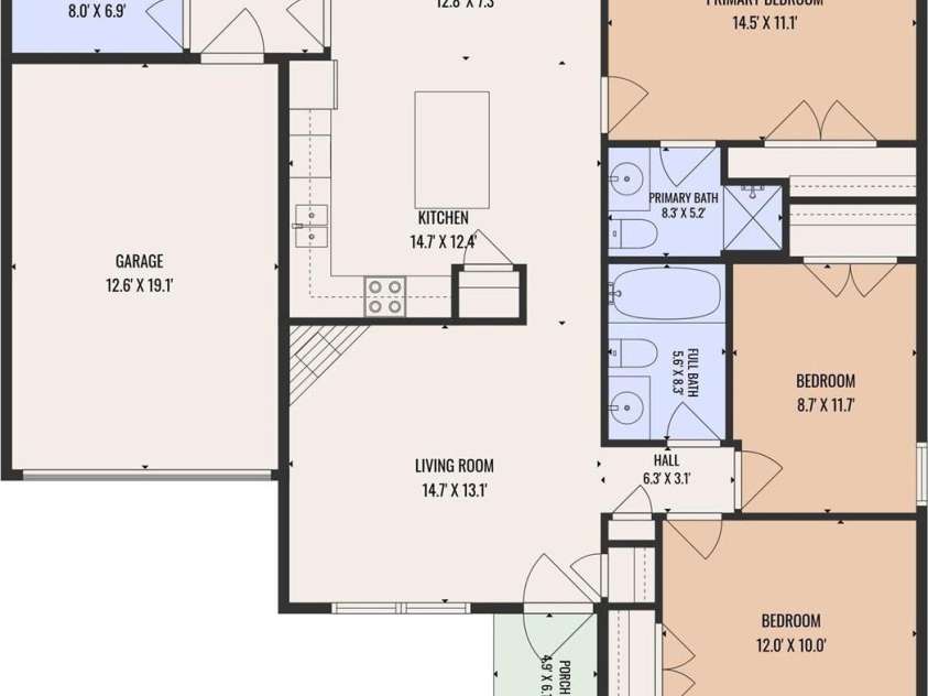 8019 Shiny Meadow Lane, Charlotte, NC 28215.  MLS# CAR4406525, YatesRealty ID 44260. 
