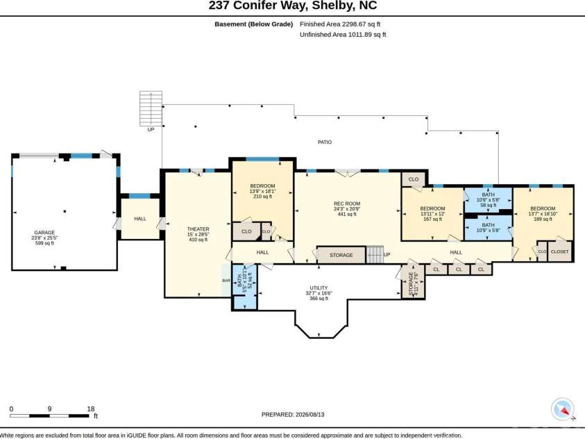 237 Conifer Way, Shelby, NC 28150.  MLS# CAR4401630, YatesRealty ID 44264. 