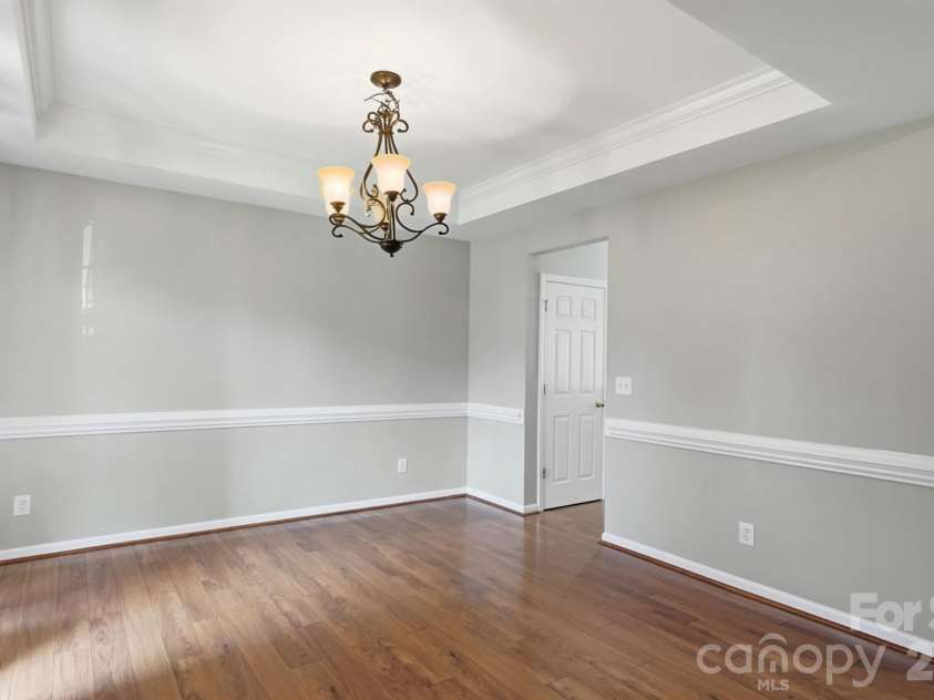 4010 Lawrence Daniel Drive, Matthews, NC 28104.  MLS# CAR4410182, YatesRealty ID 44275. Large Dining Room/Office