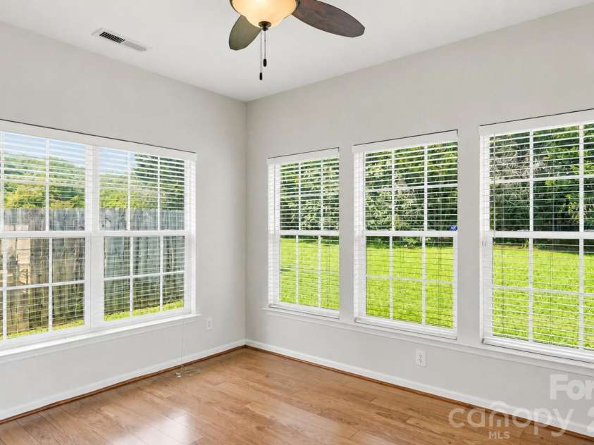 4010 Lawrence Daniel Drive, Matthews, NC 28104.  MLS# CAR4410182, YatesRealty ID 44275. Large Sunroom