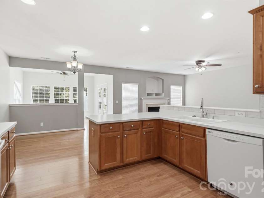 4010 Lawrence Daniel Drive, Matthews, NC 28104.  MLS# CAR4410182, YatesRealty ID 44275. Open Floor Plan