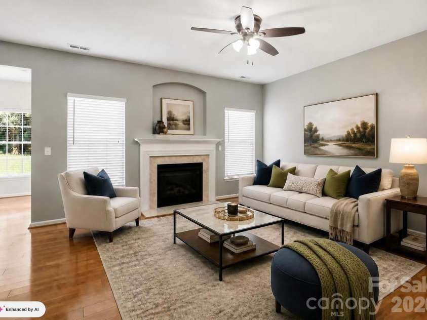 4010 Lawrence Daniel Drive, Matthews, NC 28104.  MLS# CAR4410182, YatesRealty ID 44275. Virtually Staged