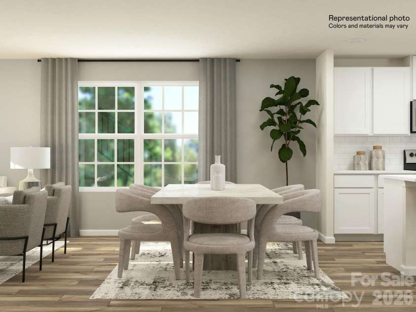 1842 Broom Maker Drive, Bessemer City, NC 28016.  MLS# CAR4414443, YatesRealty ID 44277. Dining Room
