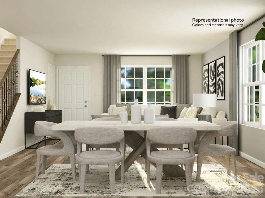 1842 Broom Maker Drive, Bessemer City, NC 28016.  MLS# CAR4414443, YatesRealty ID 44277. Dining Room