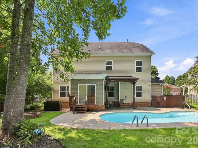 126 Misty Woods Drive, Clover, SC 29710.  MLS# CAR4414251, YatesRealty ID 44279. Back View