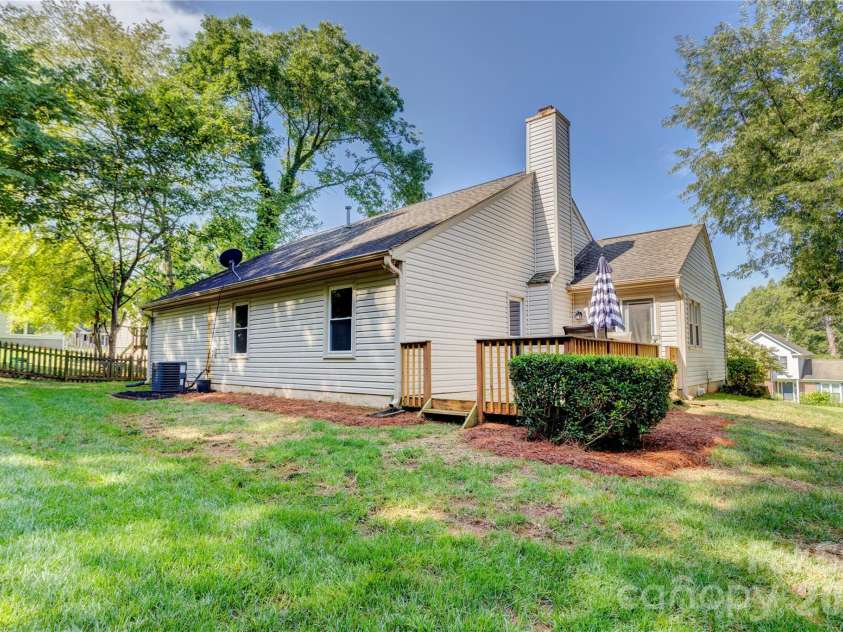 156 Edgewater Drive, Concord, NC 28027.  MLS# CAR4413561, YatesRealty ID 44298. Rear view