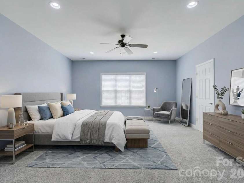 16815 Crosshaven Drive, Charlotte, NC 28278.  MLS# CAR4407553, YatesRealty ID 44305. Virtually staged 5th bedroom with access to the flex room