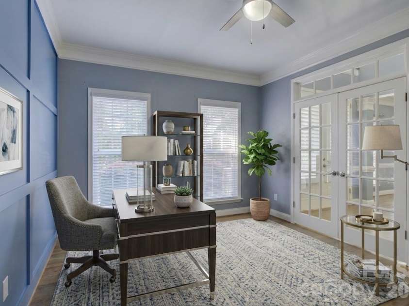 16815 Crosshaven Drive, Charlotte, NC 28278.  MLS# CAR4407553, YatesRealty ID 44305. Virtually staged office