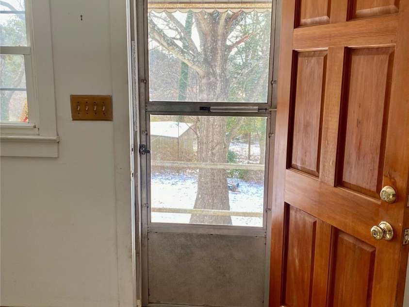 306 US Hwy 70A E Highway, Hildebran, NC 28637.  MLS# CAR4343164, YatesRealty ID 4431. LOOKING AT FRONT DOOR