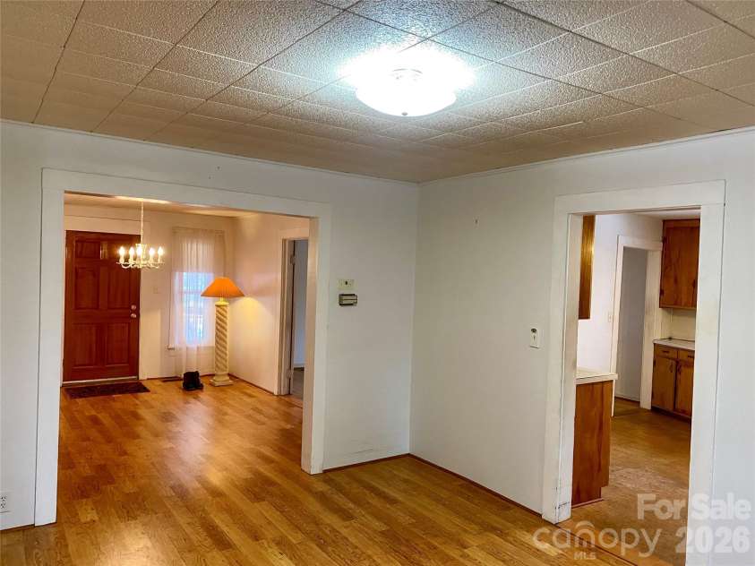 306 US Hwy 70A E Highway, Hildebran, NC 28637.  MLS# CAR4343164, YatesRealty ID 4431. LOOKING FROM DINING ROOM TO FRONT OF HOME