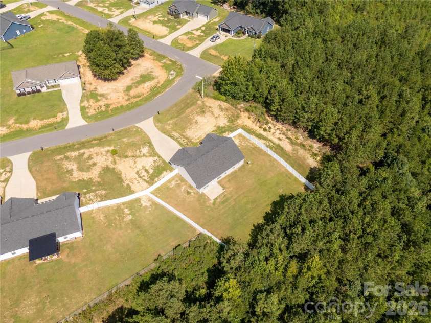 6407 Hunting Creek Road, Lancaster, SC 29720.  MLS# CAR4408661, YatesRealty ID 44327. Aerial