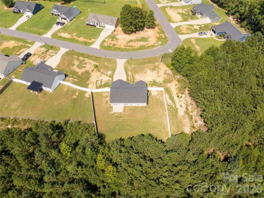 6407 Hunting Creek Road, Lancaster, SC 29720.  MLS# CAR4408661, YatesRealty ID 44327. Aerial