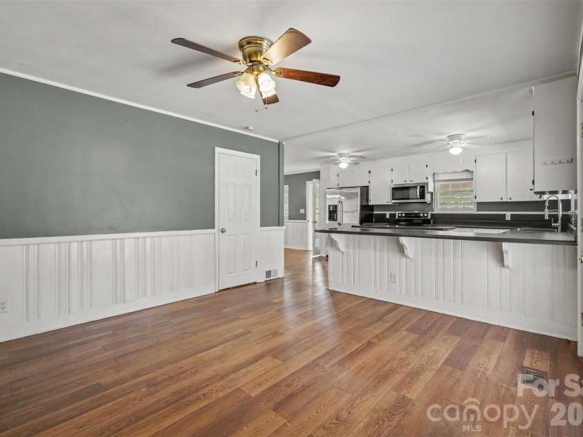 104 Beaver Dam Drive, Shelby, NC 28150.  MLS# CAR4410695, YatesRealty ID 44336. A look back into the kitchen from the dining area.