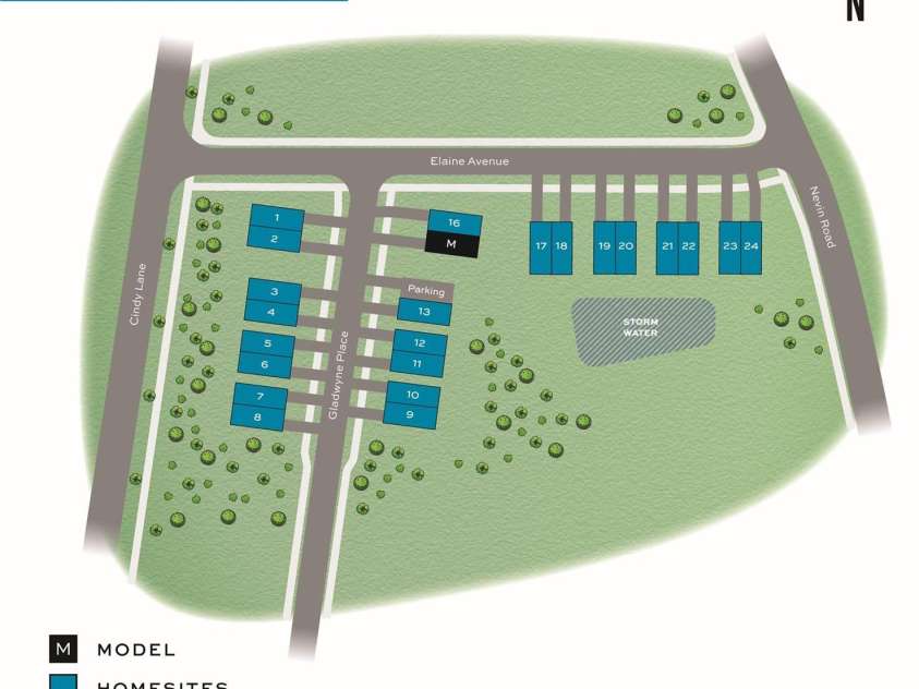 2221 Gladwyne Place, Charlotte, NC 28269.  MLS# CAR4336797, YatesRealty ID 4435. Site Map