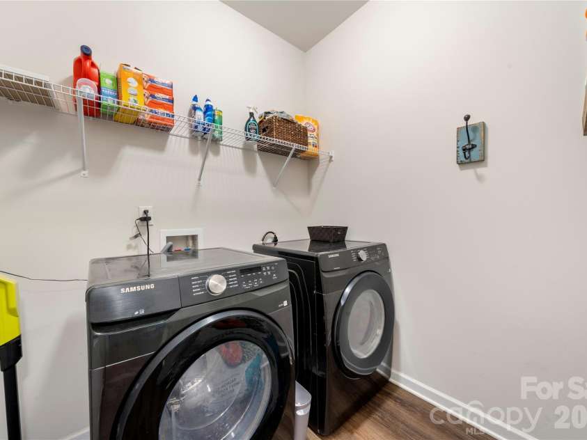 3229 Creek Bend Court, Sherrills Ford, NC 28673.  MLS# CAR4411324, YatesRealty ID 44361. Main level laundry room