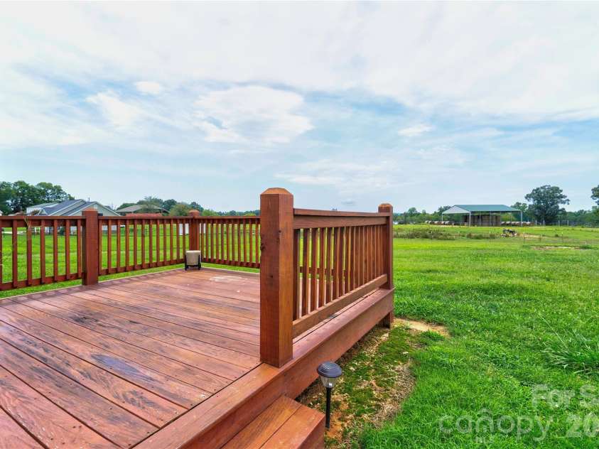 1041 Cleveland Avenue, Grover, NC 28073.  MLS# CAR4413992, YatesRealty ID 44381. Rear Deck