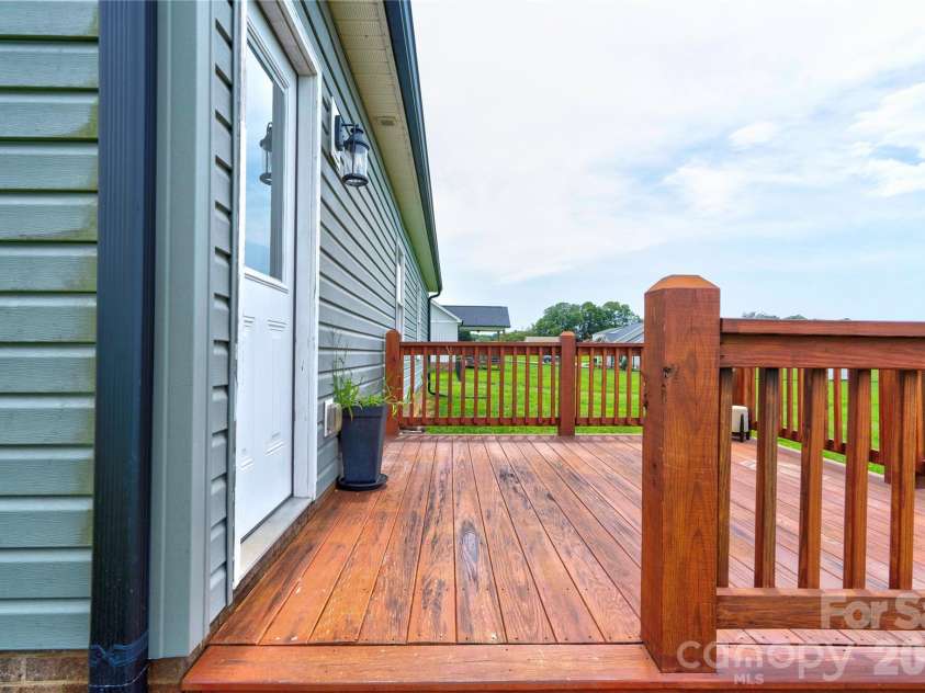 1041 Cleveland Avenue, Grover, NC 28073.  MLS# CAR4413992, YatesRealty ID 44381. Rear Deck