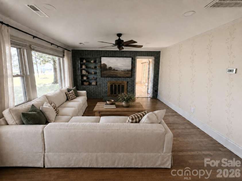 3649 Taylorsville Highway, Statesville, NC 28625.  MLS# CAR4398957, YatesRealty ID 44385. Virtually Staged