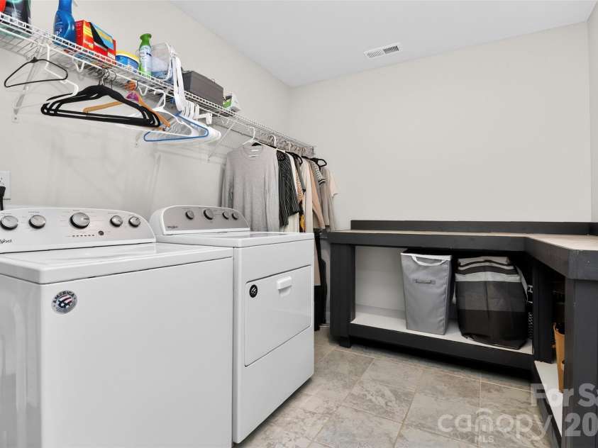 11922 Silverheel Lane, Huntersville, NC 28078.  MLS# CAR4413563, YatesRealty ID 44395. Laundry Room