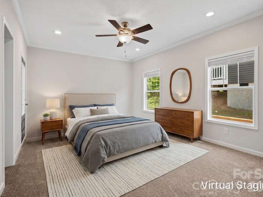 135 Bellamy Road, Asheville, NC 28806.  MLS# CAR4404199, YatesRealty ID 44401. Virtually Staged