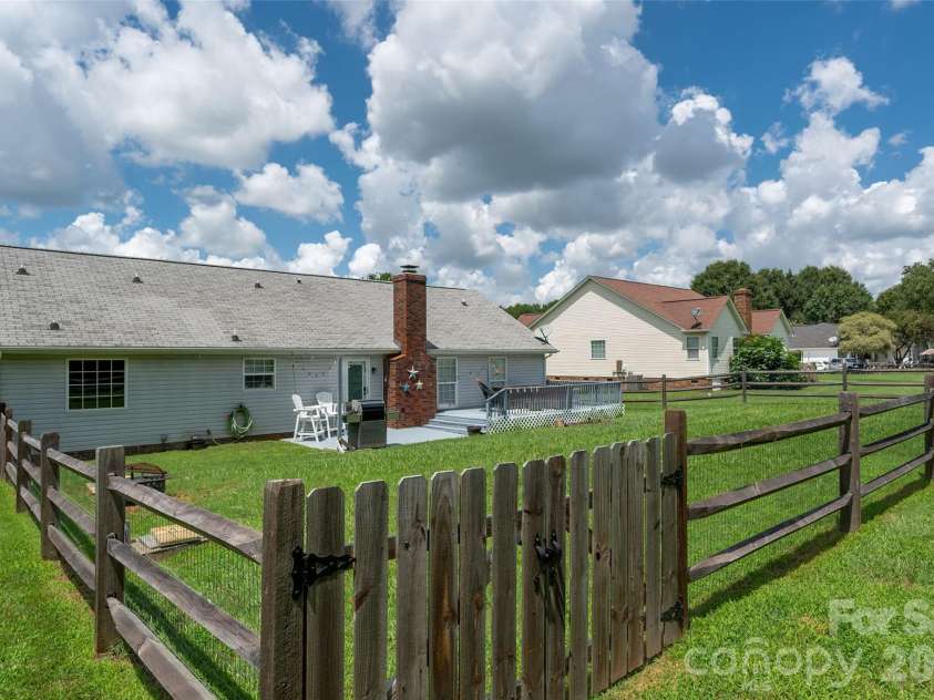 3209 Monte Drive, Monroe, NC 28110.  MLS# CAR4412085, YatesRealty ID 44411. Partially fenced