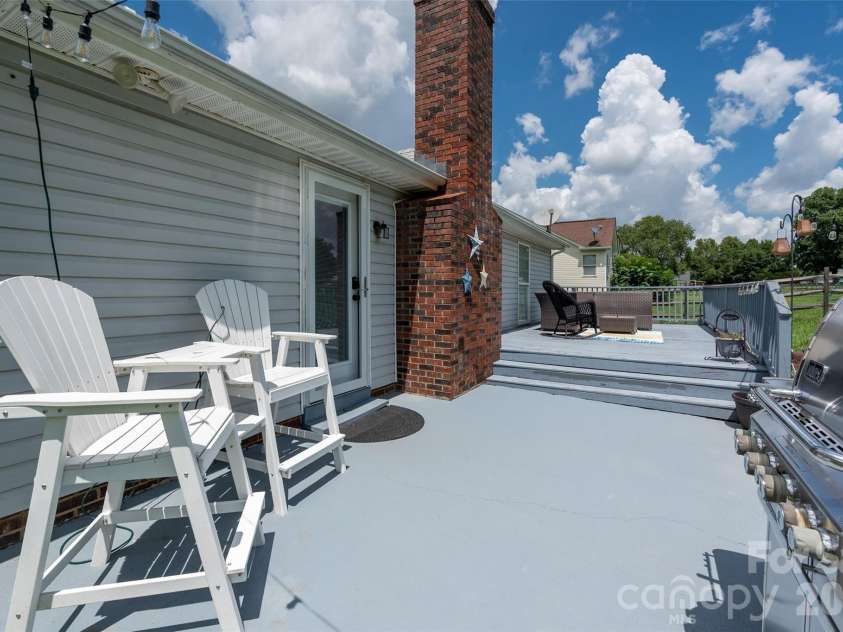 3209 Monte Drive, Monroe, NC 28110.  MLS# CAR4412085, YatesRealty ID 44411. Patio and deck